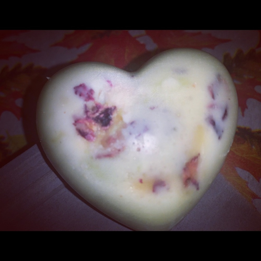 Heart shaped candle